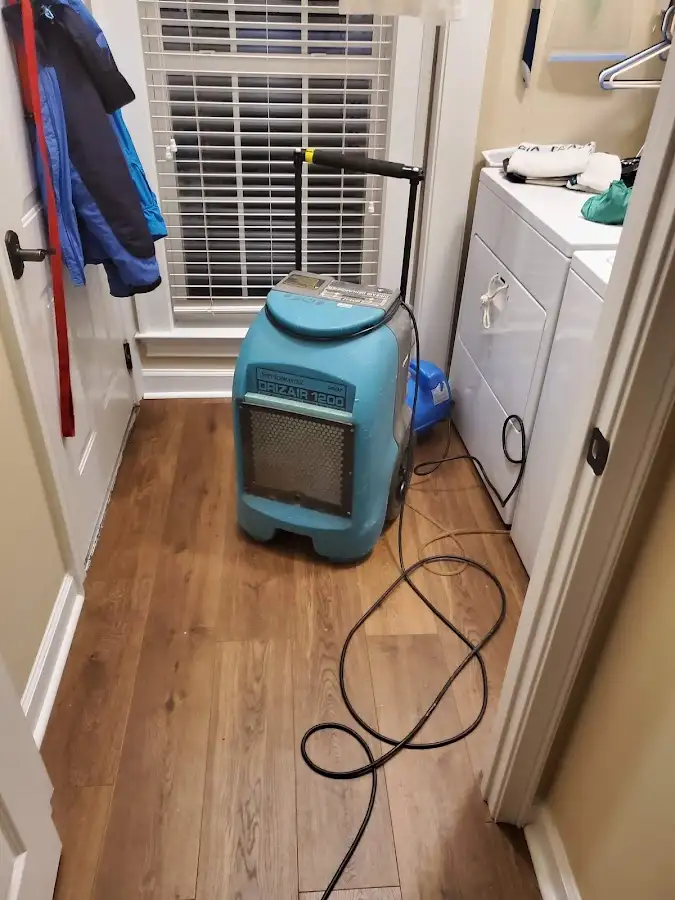 Commercial dehumidifier deployed for Flood Damage Cleanup in Hammond
